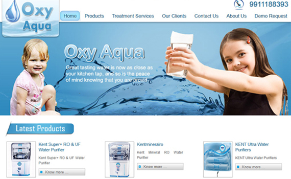 RO and Waterpurifier Website Design